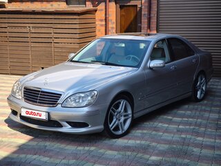 2003 Mercedes-Benz S-Класс AMG 55 AMG I (W220) Рестайлинг, серебристый, 3070000 рублей, вид 5