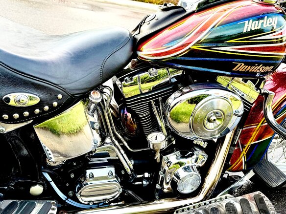 2004 Harley-Davidson Heritage, красный, 2000000 рублей - вид 8