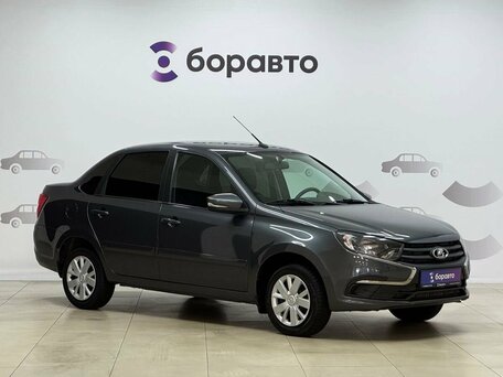 2019 Lada (ВАЗ) Granta I Рестайлинг, серый, 695000 рублей, вид 3