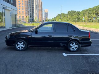 2008 Hyundai Accent ТагАЗ II, чёрный, 249000 рублей, вид 5