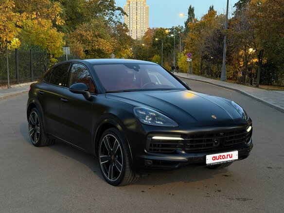 2021 Porsche Cayenne S Coupé III, чёрный, 10500000 рублей - вид 3