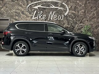 2019 Hyundai Santa Fe IV, чёрный, 4198000 рублей, вид 3