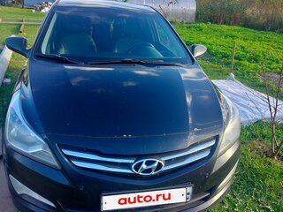 2014 Hyundai Solaris I Рестайлинг, чёрный, 800000 рублей, вид 1