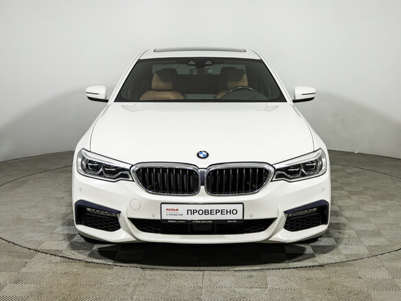 2018 BMW 5 серии 520d xDrive VII (G30/G31/G38), белый - вид 1