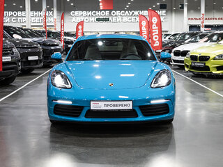 2018 Porsche Cayman III 718 (982), голубой, 6859720 рублей, вид 3