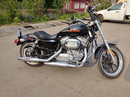 2015 Harley-Davidson Sportster 883, чёрный, 680000 рублей, вид 4