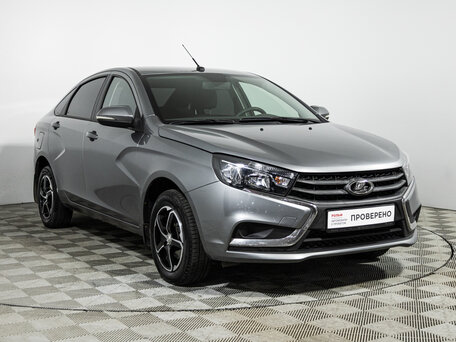 2017 Lada (ВАЗ) Vesta I, серый, 849700 рублей, вид 3