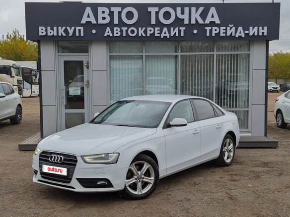 2013 Audi A4 IV (B8) Рестайлинг, белый, 1080000 рублей - вид 3