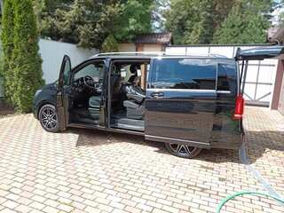 2021 Mercedes-Benz V-Класс Long 250 d длинный III (W447) Рестайлинг, чёрный, 10500000 рублей, вид 3