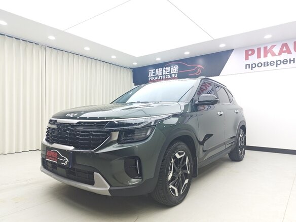 2023 Kia Seltos I Рестайлинг, зелёный, 1950000 рублей