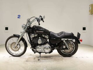 2009 Harley-Davidson Sportster 1200, чёрный, 727000 рублей, вид 1