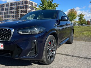2021 BMW X4 20d II (G02) Рестайлинг, синий, 5900000 рублей, вид 4