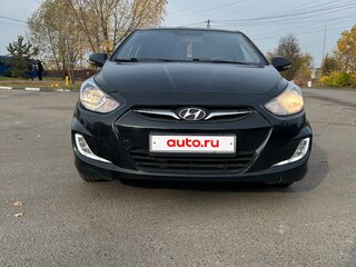 2012 Hyundai Solaris I, чёрный, 650000 рублей, вид 1