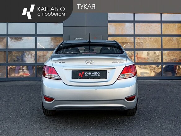 2012 Hyundai Solaris I, серебристый, 765000 рублей - вид 3
