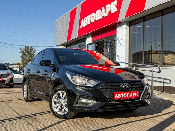 2019 Hyundai Solaris II, чёрный