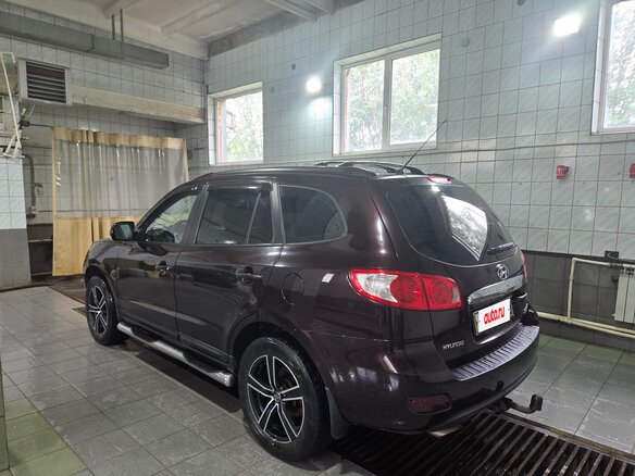 2008 Hyundai Santa Fe II, пурпурный, 1100000 рублей - вид 2
