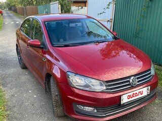 2018 Volkswagen Polo V Рестайлинг, пурпурный, 1280000 рублей, вид 3