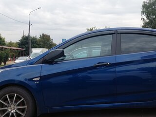 2015 Hyundai Solaris I Рестайлинг, синий, 1050000 рублей, вид 3