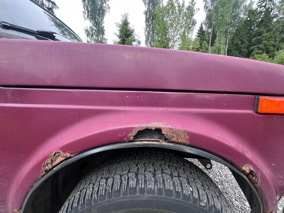 2002 Lada (ВАЗ) 2121 (4x4) I Рестайлинг, красный, 145000 рублей - вид 9