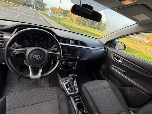 2021 Kia Rio IV Рестайлинг, синий, 1500000 рублей - вид 7