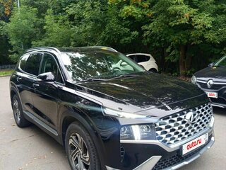 2021 Hyundai Santa Fe IV Рестайлинг, чёрный, 3200000 рублей, вид 3