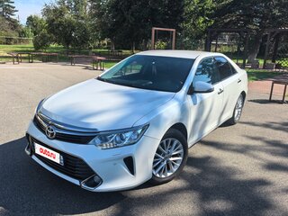 2014 Toyota Camry US Market VII (XV50) Рестайлинг, белый, 1850000 рублей, вид 1