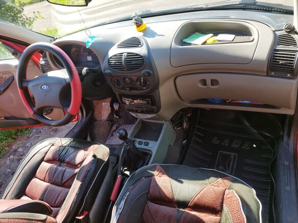2006 Lada (ВАЗ) Kalina I, красный, 180000 рублей - вид 11