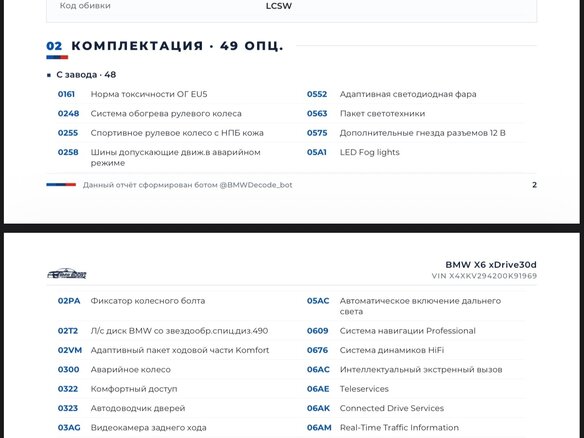 2015 BMW X6 30d II (F16), белый, 3380000 рублей - вид 2