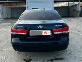 2008 Hyundai Sonata V (NF) Рестайлинг, чёрный, 600000 рублей, вид 3