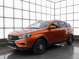 2018 Lada (ВАЗ) Vesta SW Cross I, оранжевый, 1090000 рублей, вид 1