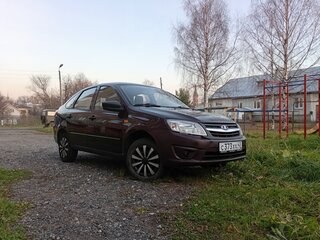 2015 Lada (ВАЗ) Granta I, пурпурный, 358000 рублей, вид 2