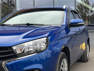 2021 Lada (ВАЗ) Vesta SW I, синий, 1099000 рублей, вид 3