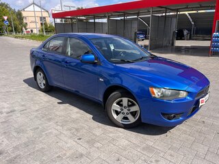 2008 Mitsubishi Lancer X, синий, 550000 рублей, вид 3