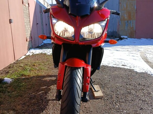 2008 Yamaha FZ1, красный, 500000 рублей - вид 9