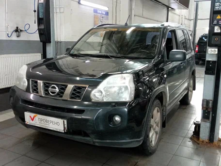 2010 Nissan X-Trail II, чёрный, 849000 рублей, вид 1