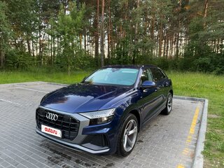 2020 Audi Q8 50 TDI I (4M), синий, 6500000 рублей, вид 4