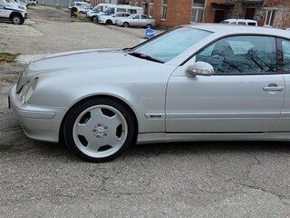 2000 Mercedes-Benz CLK-Класс 230 I (W208) Рестайлинг, серебристый, 1677000 рублей, вид 3