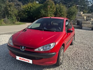2007 Peugeot 206, красный, 330000 рублей, вид 1