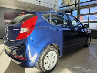 2015 Hyundai Solaris I Рестайлинг, синий, 1099000 рублей, вид 4