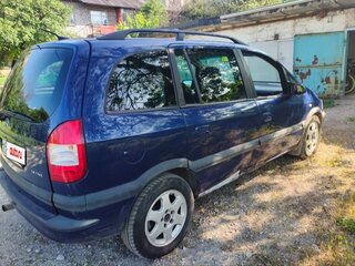 2004 Opel Zafira A Рестайлинг, синий, 490000 рублей, вид 4