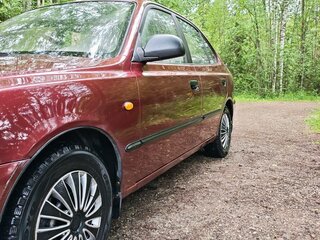 2007 Hyundai Accent ТагАЗ II, красный, 400000 рублей, вид 3
