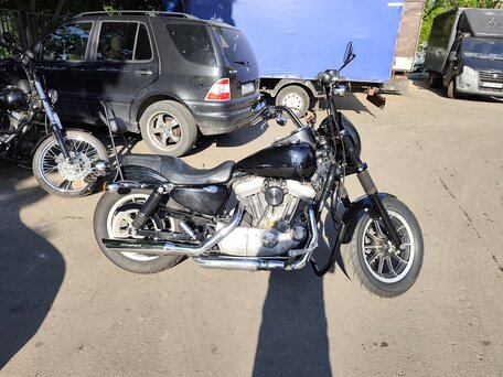 2004 Harley-Davidson Sportster 883, чёрный, 450000 рублей, вид 4