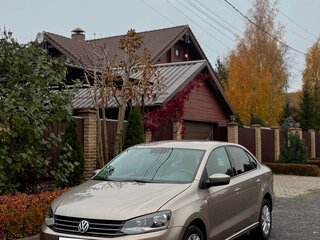 2017 Volkswagen Polo V Рестайлинг, бежевый, 870000 рублей, вид 5