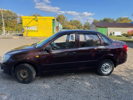 2012 Lada (ВАЗ) Granta I, пурпурный, 380000 рублей, вид 4