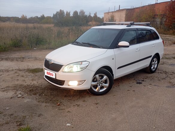 2012 Skoda Fabia II Рестайлинг, белый