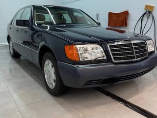1992 Mercedes-Benz S-Класс 500 Long III (W140), синий, 11000000 рублей, вид 2