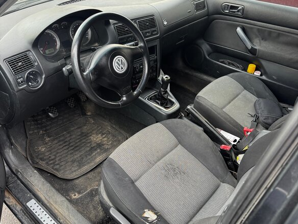 2003 Volkswagen Golf IV, чёрный, 175000 рублей - вид 3