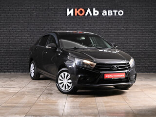 2017 Lada (ВАЗ) Vesta I, чёрный, 830000 рублей, вид 3