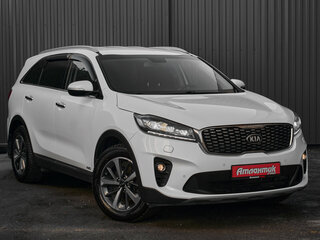 2019 Kia Sorento III Prime Рестайлинг, белый, 3040000 рублей, вид 3