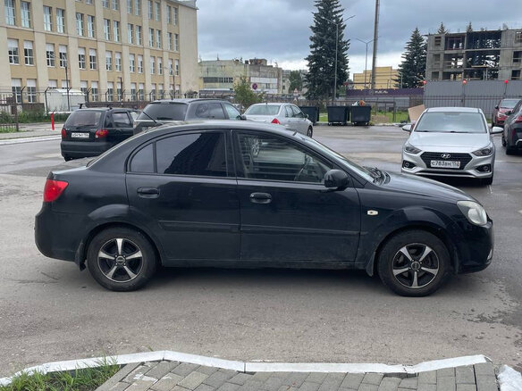2009 Kia Rio II Рестайлинг, чёрный, 339000 рублей - вид 6